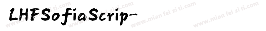  LHFSofiaScrip字体转换